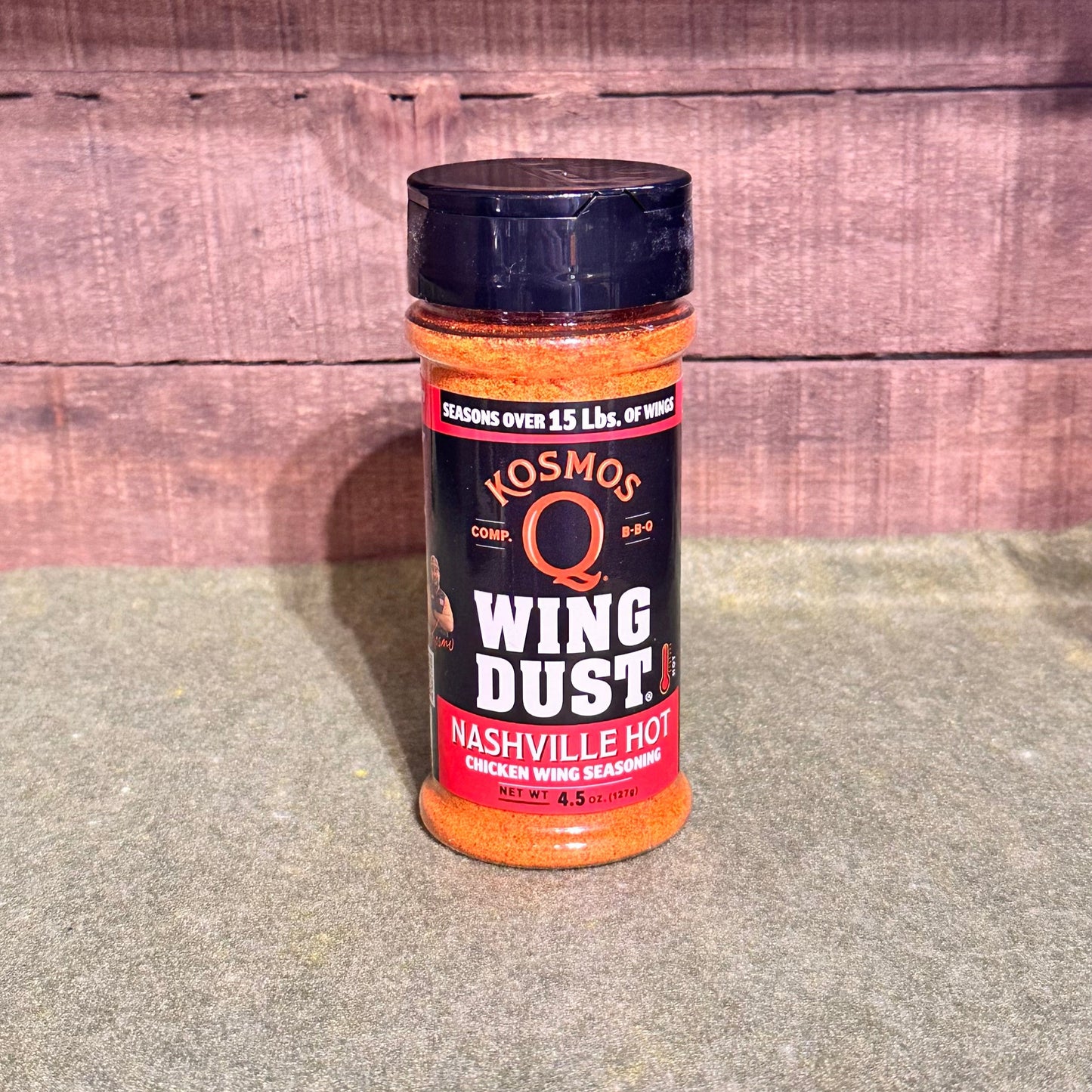 KOSMOS Q WING DUST -  NASHVILLE HOT - 4.5oz Bottle