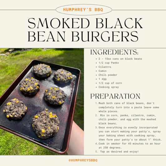 Smoked Black Bean Burgers