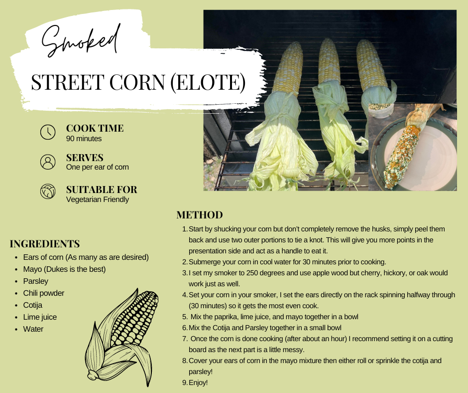 Smoked Street Corn (Elote)