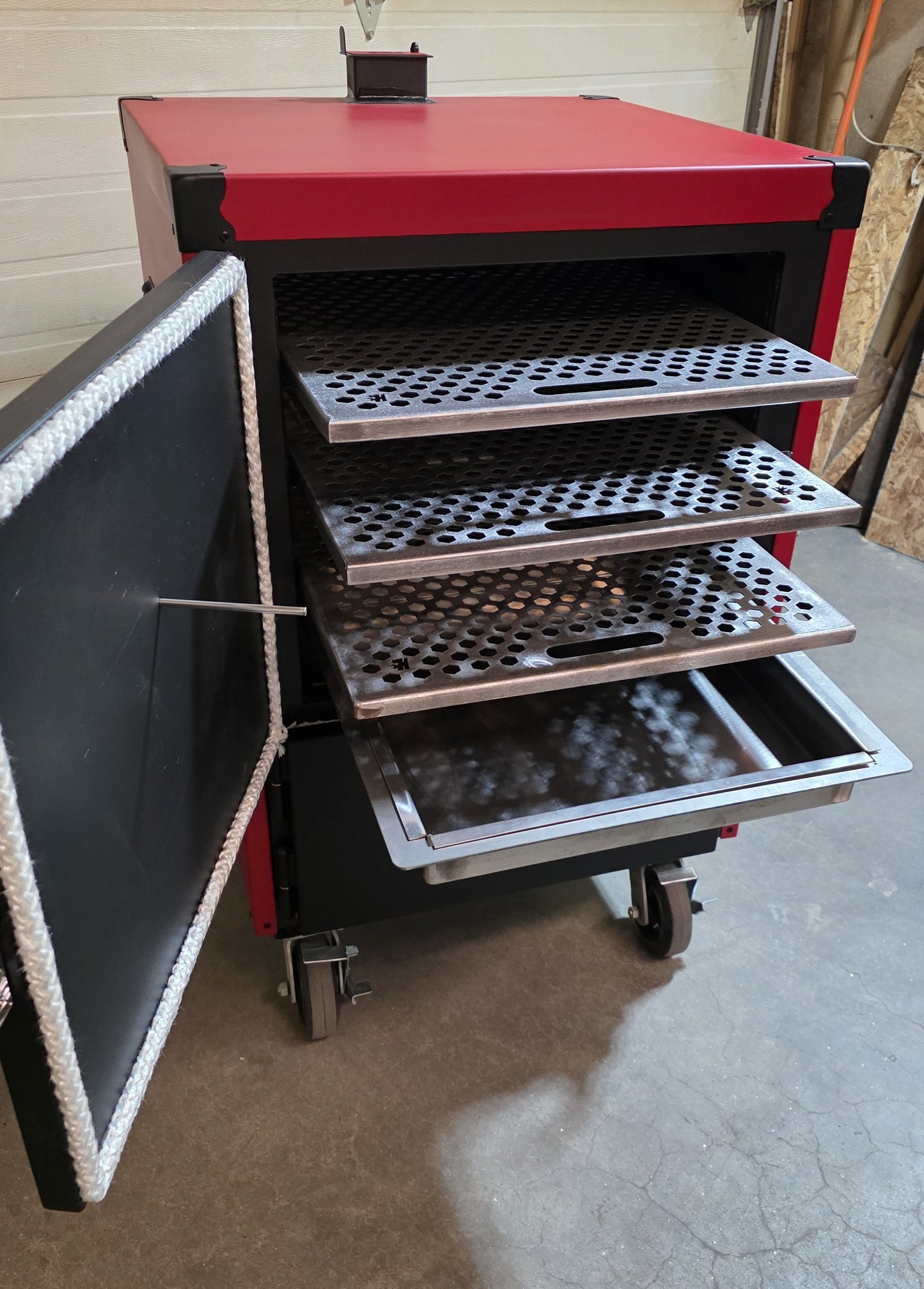 Textured Red Qube'd Box - GEN23 - Ready to Ship