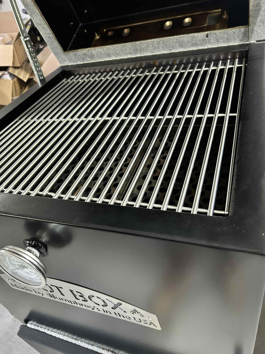 Stainless Steel Round Bar Racks for the Hot Box