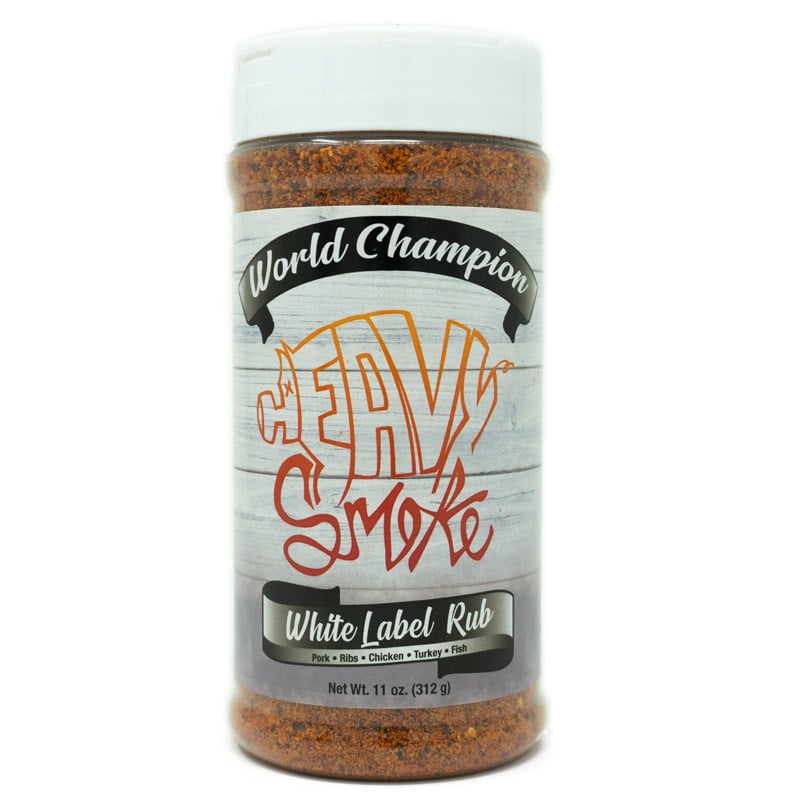 HEAVY SMOKE WHITE LABEL RUB 11OZ