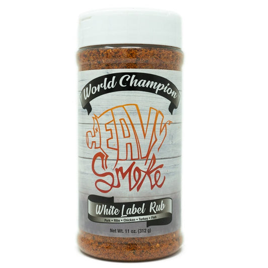 HEAVY SMOKE WHITE LABEL RUB 11OZ