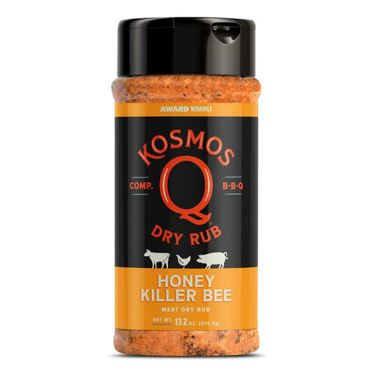 KOSMOS Q BBQ RUB - HONEY KILLER BEE 13.2oz