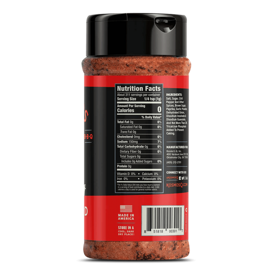 KOSMOS Q BBQ RUB - DIRTY BIRD - Humphreys Smokers 