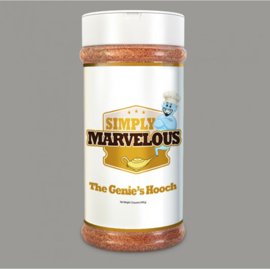 Simply Marvelous BBQ Rub Genie's Hooch 12 oz - Humphreys Smokers