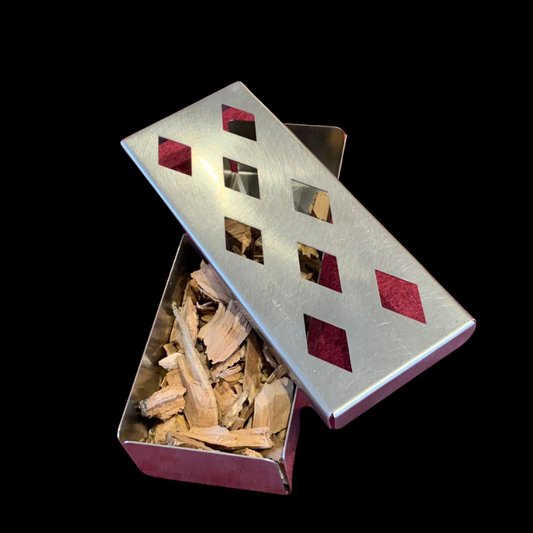 Gas Grill Smoker Box-Diamond Cut